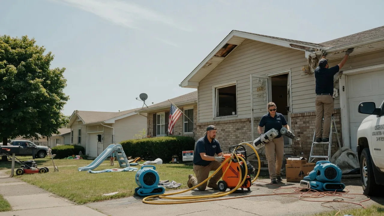 Water Damage Restoration in New Douglas, IL near me